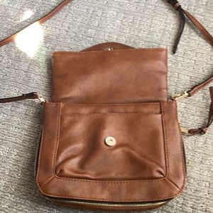 Moda Luxe brown leather purse
